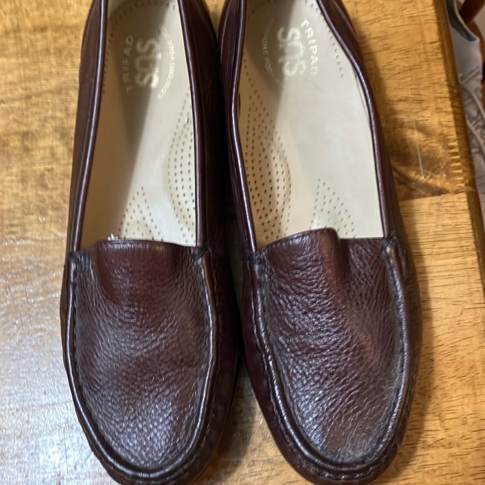 SAS Rich Brown Leather Loafers